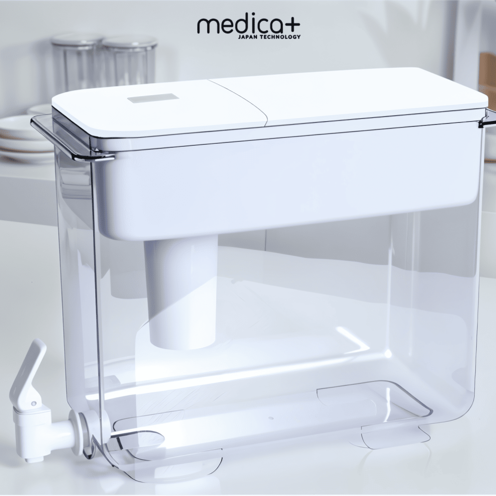 Фільтр для води з дозатором MEDICA+ 7 літрів (White) (Japan)