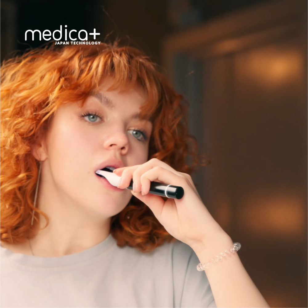 Набор звуковых зубных щеток MEDICA+ PROBRUSH 7.0 black + fuchsia (Japan)