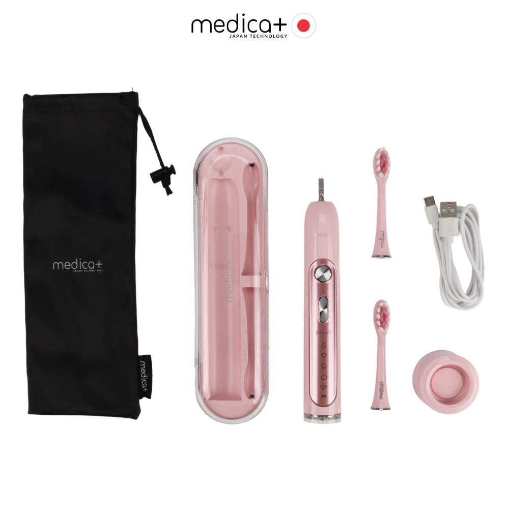 Ультразвуковая зубная щетка MEDICA+ PROBRUSH 9.0 pink + насадки (6 шт) (Japan)