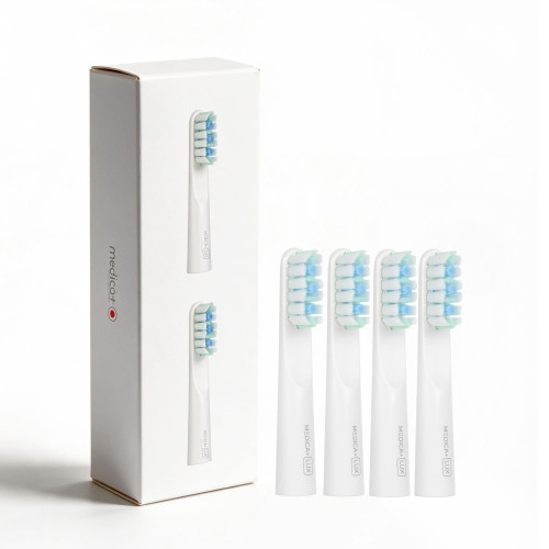 Насадки для звуковой зубной щетки MEDICA+ LUX 10X Portable (4 шт.)
