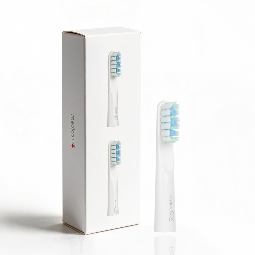 Насадки для звуковой зубной щетки MEDICA+ LUX 10X Portable (4 шт.)