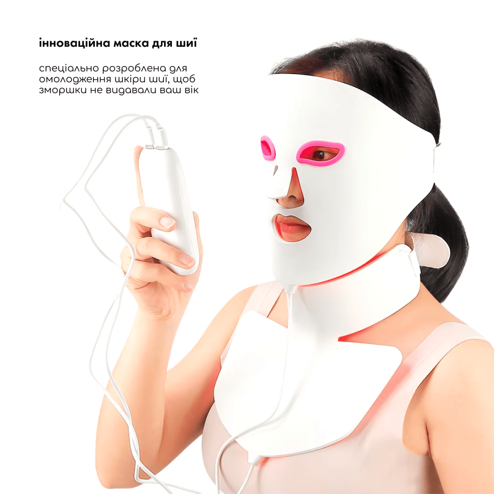 Купити LED-маска для шиї та декольте MEDICA+ LEDMask 8X (Japan