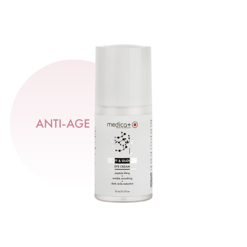 Ліфтинг-крем для шкіри навколо очей MEDICA+ Lift & Glow Eye Cream (15 мл)