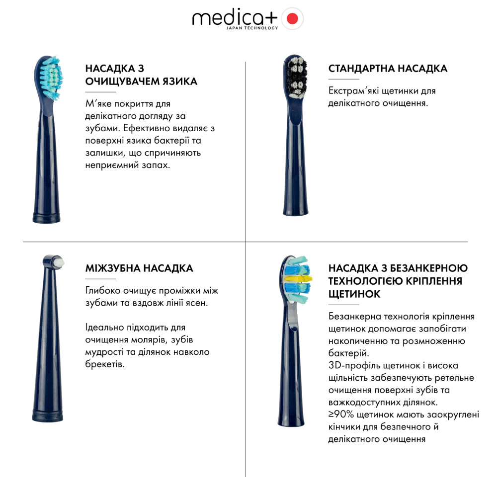 Ультразвуковая зубная щетка MEDICA+ PROBRUSH 8.0 Blue