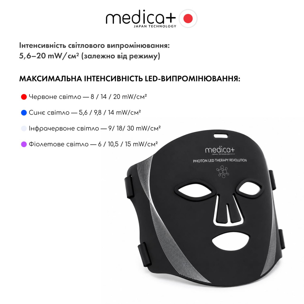 LED маска для светотерапии MEDICA+ LEDMask 2X (Japan)