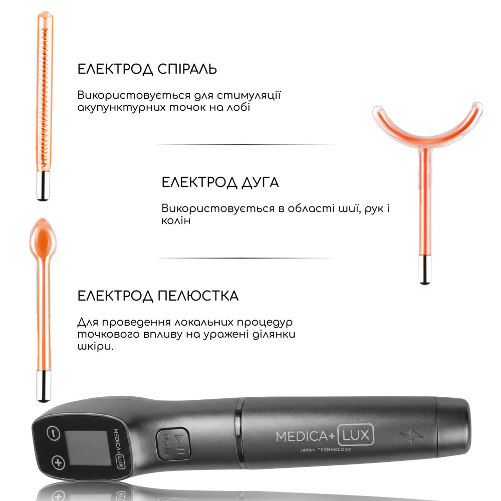 Аппарат Дарсонваль MEDICA+ Lux Darsoline 8.0 grey