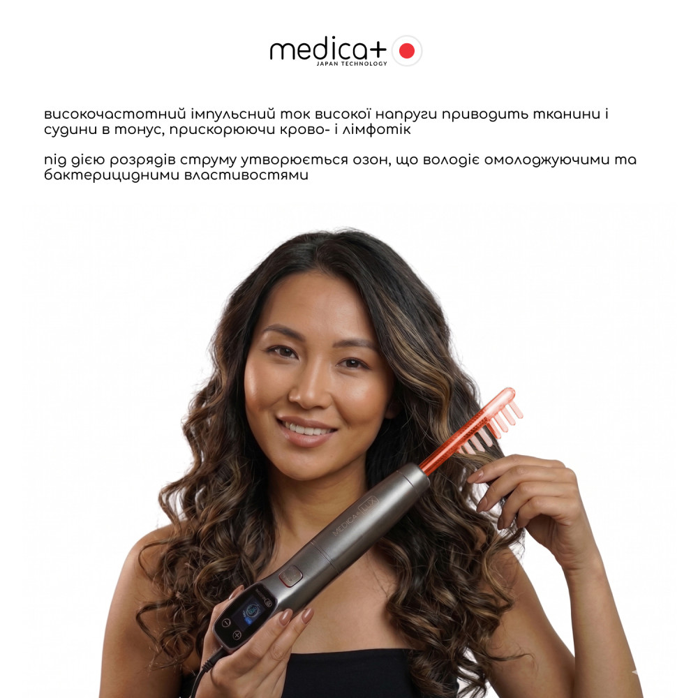 Аппарат Дарсонваль MEDICA+ Lux Darsoline 8.0 grey