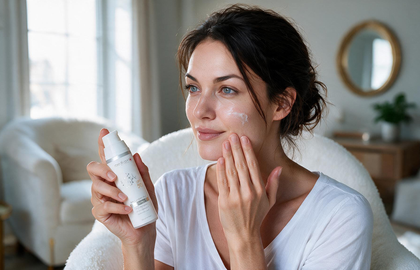 Щоденне використання SPF для захисту шкіри від фотостаріння